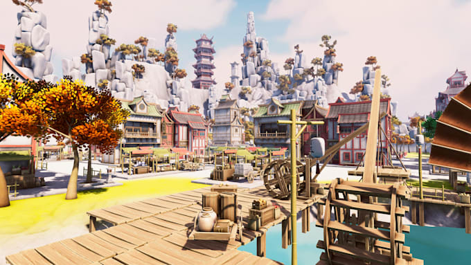 design amazing stylised environment in unity and unreal
