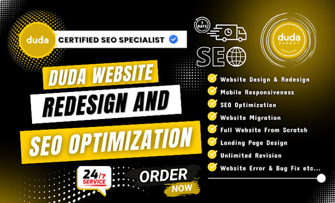 do complete SEO optimization for your duda website