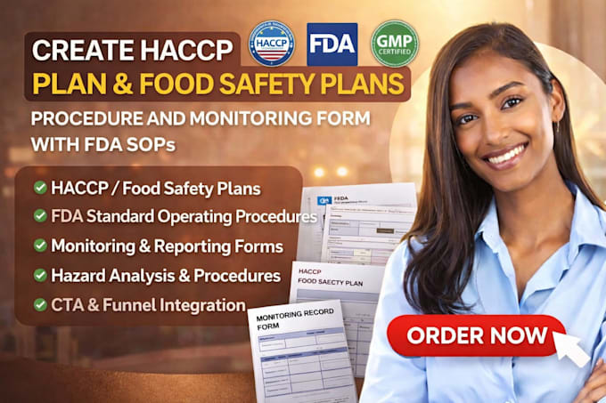 Fda's Plan.pdf Create haccp plan food safety plans, procedure and monitoring form with ...