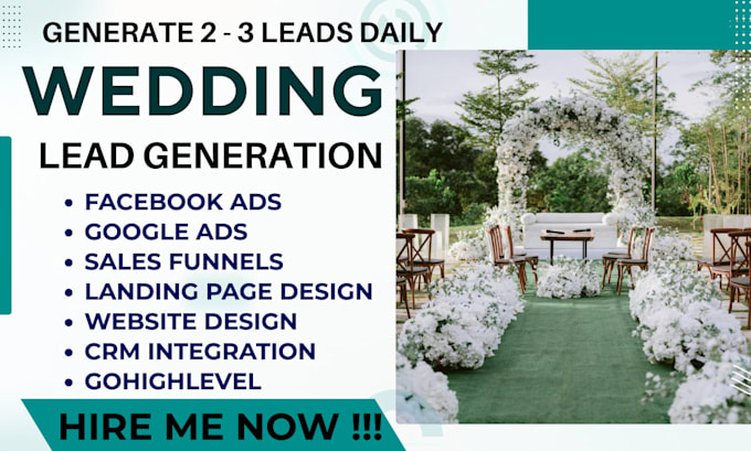 get you high quality wedding leads fast with meta ads