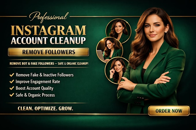 safely remove fake, ghost, bot and inactive followers on instagram