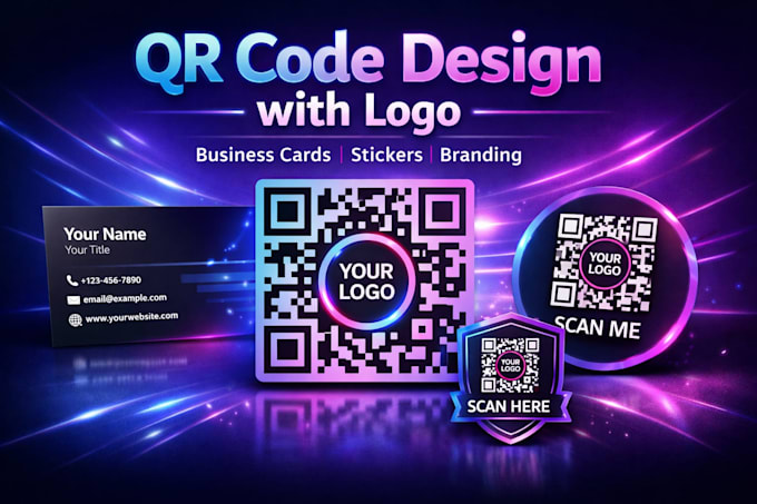 create custom qr code design with logo qr code generator