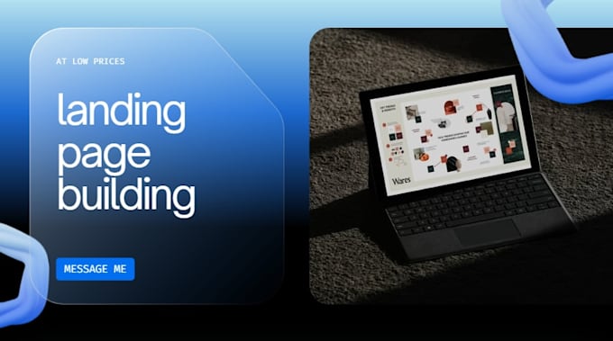create a simple responsive landing page using HTML, CSS and javascript