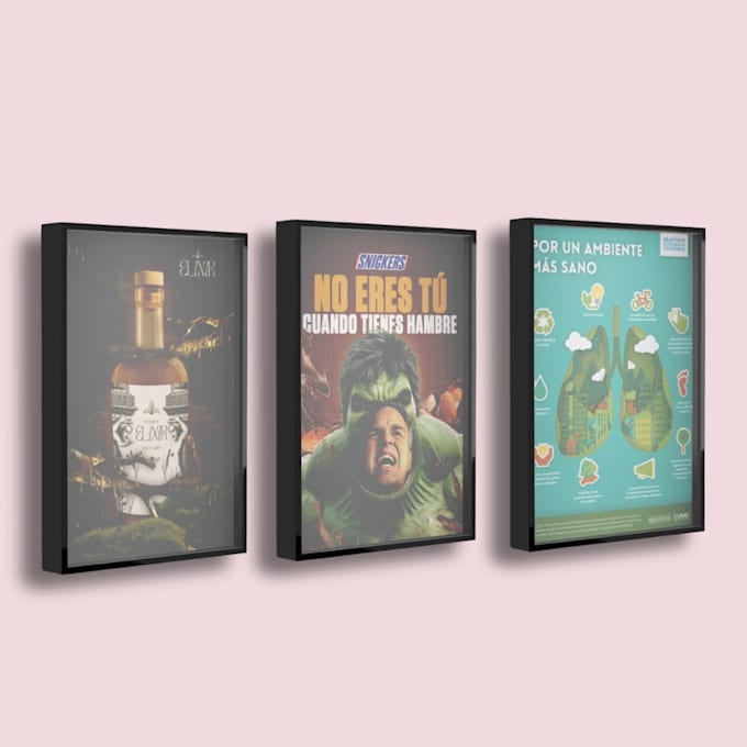 create professional flyers and photomontages