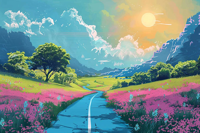 design vector pop art illustration background art