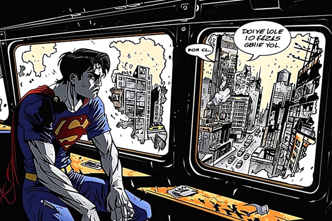 create ai comic book, illustrations any style