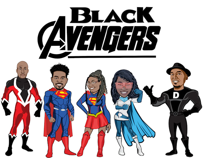 draw your photos into a superhero