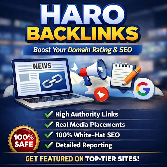 build high authority haro backlinks for SEO ranking