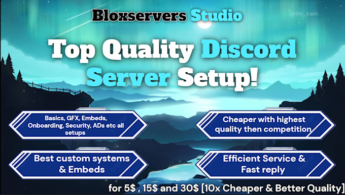 complete your discord server setup