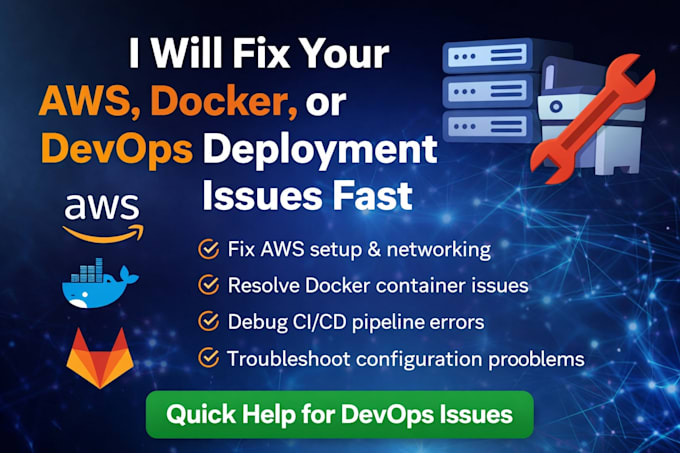 fix your AWS, docker, or devops deployment issues fast
