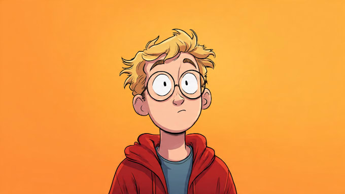 draw a cartoon character, comic or webcomic