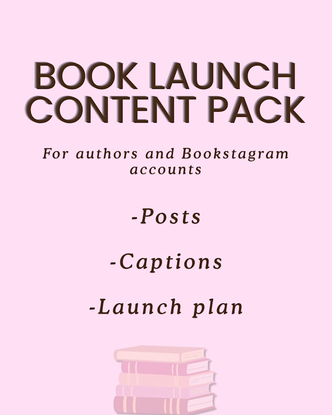 create a complete instagram content pack for your book launch