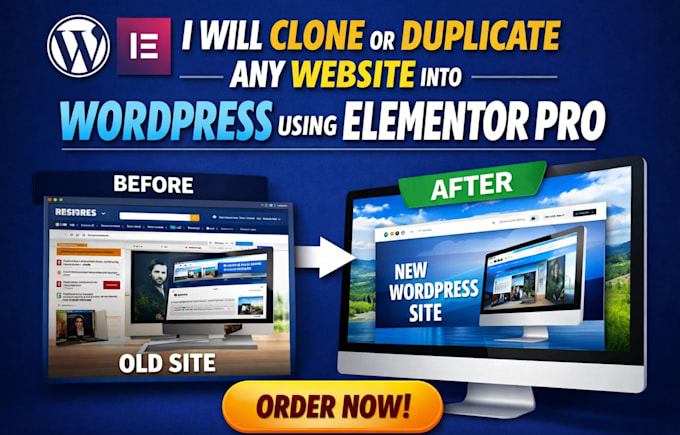 clone or duplicate webseite wordpress into wordpress using elementor pro