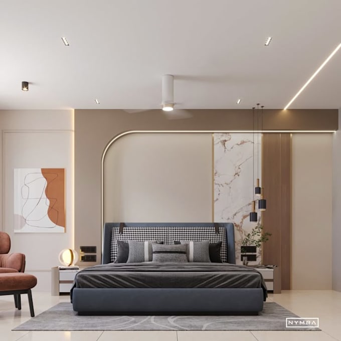 create 3d interior design and visualization