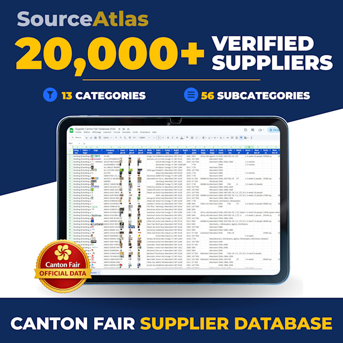 find verified china suppliers from canton fair database