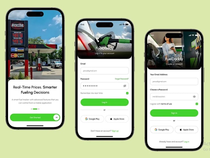 create fuel delivery app, gas delivery app, fleet management app, logistics app