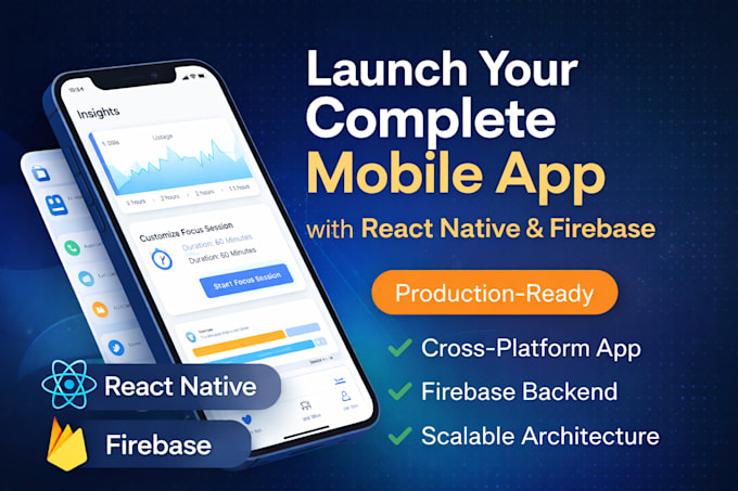 develop modern mobile app with react native and firebase