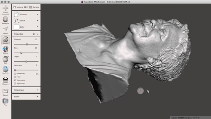 3d scan cleanup fix full boby printing and perfect 3d model