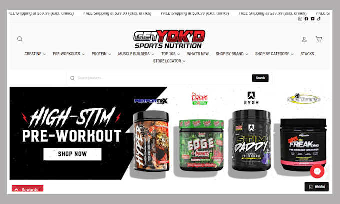 private label supplement shopify store supplement website nutraceutical store