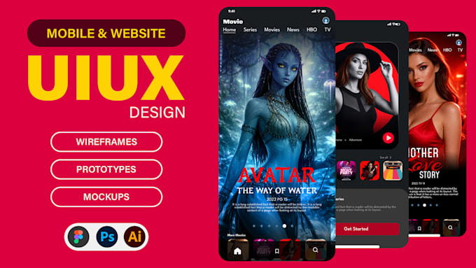 do mobile app design, figma app uiux design