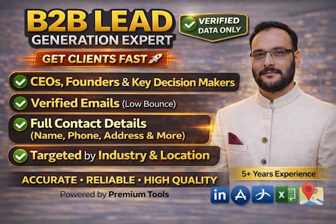 provide verified b2b leads for all industries