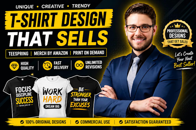 create a bulk t shirt design for teespring, merch, redbubble and printful