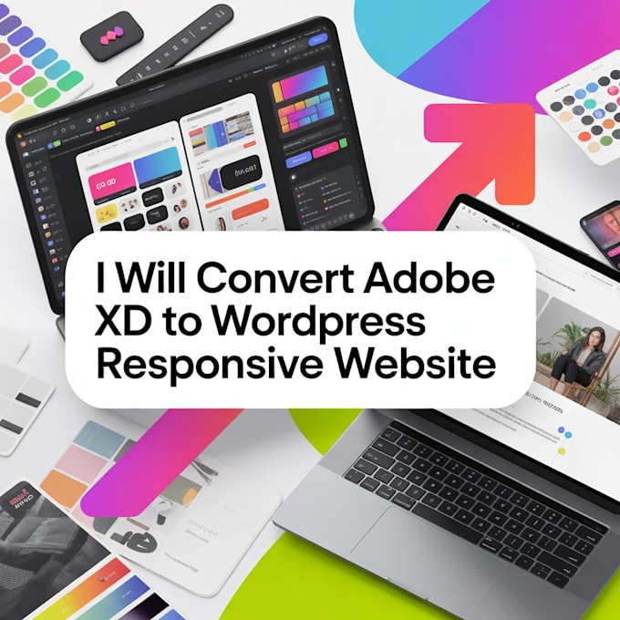 convert adobe xd to wordpress responsive website perfectly