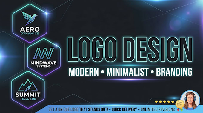 create modern ai logo for your brand