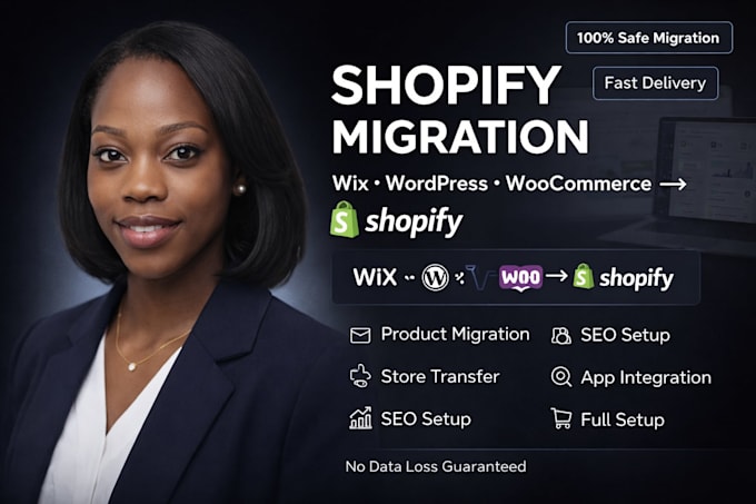 migrate from wix wordpress woocommerce to shopify store transfer website