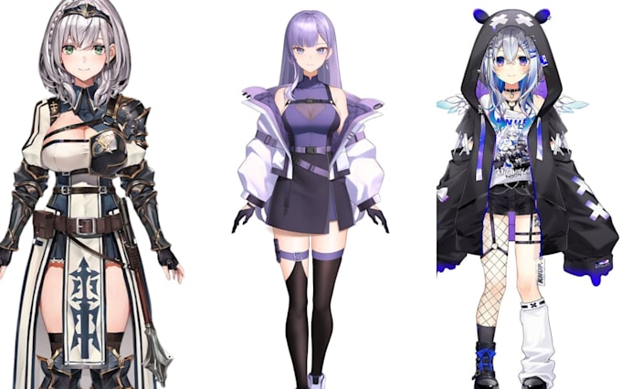 do live2d avatar vtuber modelling live2d rigging pngtuber for vtube studio
