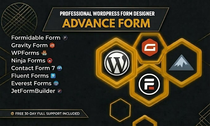 create or fix wordpress form using contact form 7, formidable, wpforms