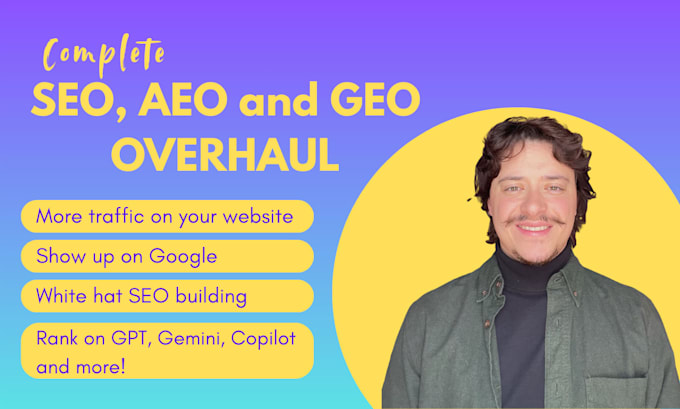 increase your website performance through SEO, aeo, and GEO