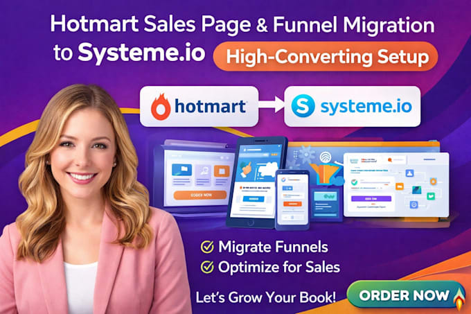 create hotmart sales page migrate funnel to systeme io