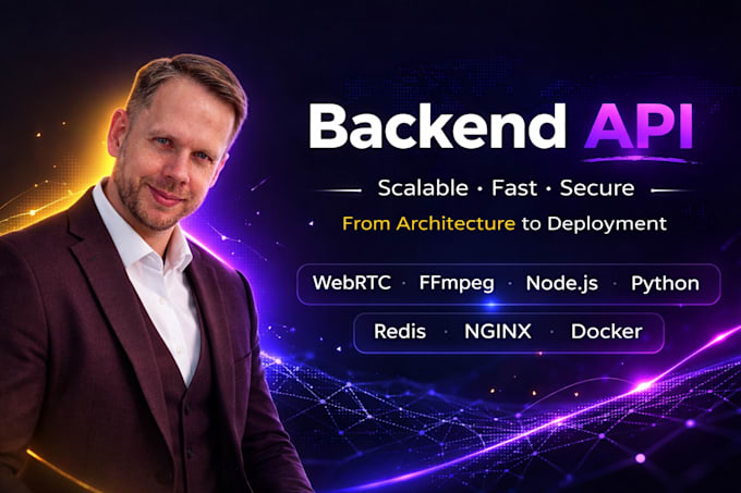 build a scalable backend API with nodejs or fastapi