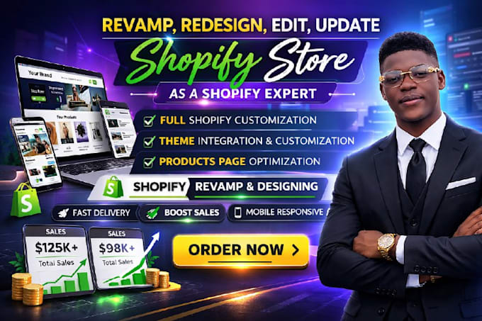 clone,redesign, update, edit, revamp, build shopify store, shopify redesign