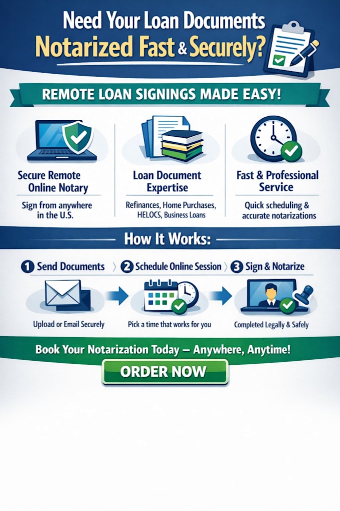 notarize your loan documents nationwide via pa ron
