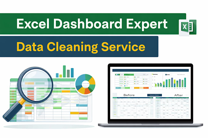 do data cleaning, excel work, and create dashboards