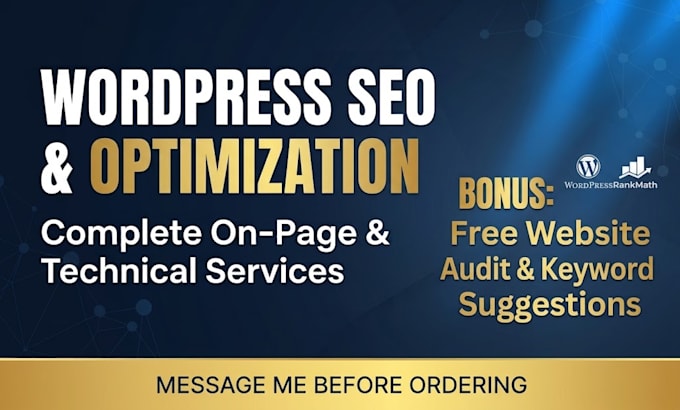 do wordpress on page SEO and technical optimization services for your website