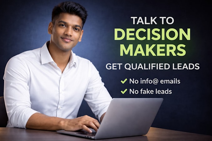 generate high quality decision maker leads in your niche