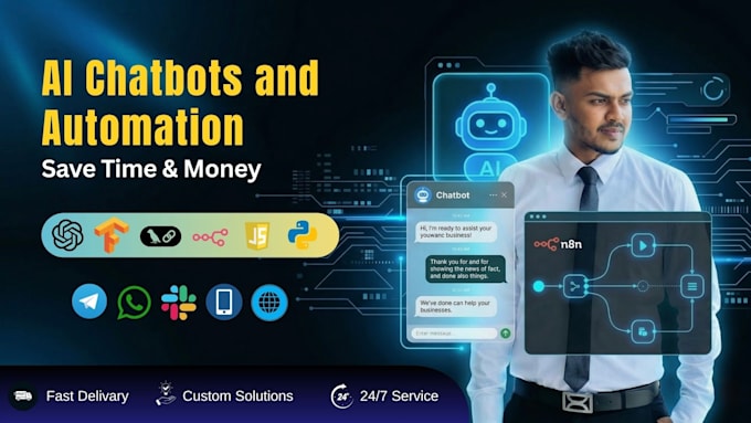 Create ai chatbots and automate your business by Kavi_isura | Fiverr