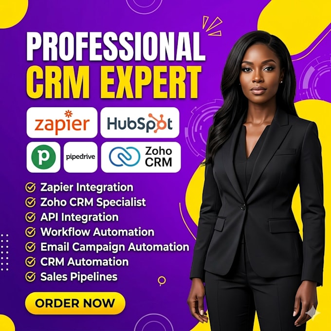be your zoho CRM specialist for integration, API, and workflow automation