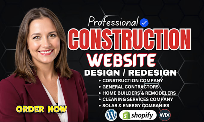 design construction, contractor, roofing, cleaning, plumbing, website design