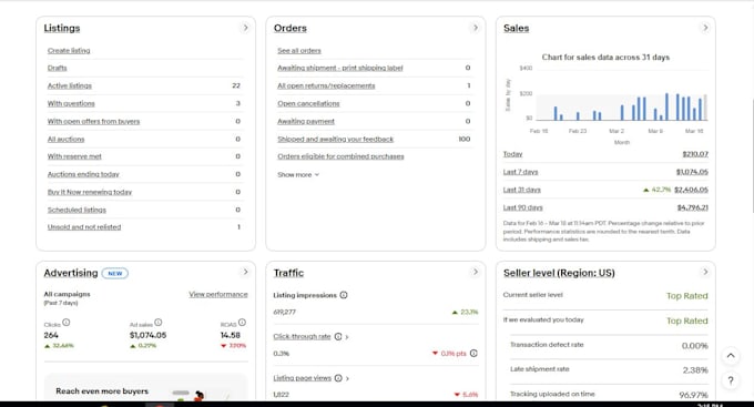manage your ebay store