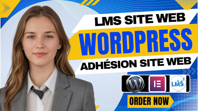 develop wordpress lms website, membership site learndash online course platform