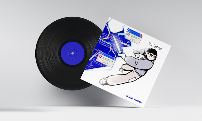 design a unic album cover art
