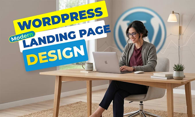Create a modern and responsive wordpress landing page design by Adnan ...