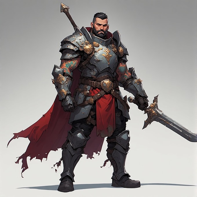 dnd character art and dnd character