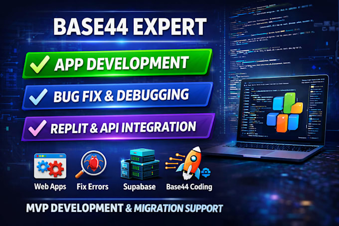 base44 expert base44 bug fixing base44 app deployment base44 app web app replit