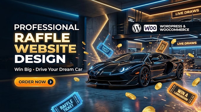Build raffle website competition website giveaway website raffle ticket ...