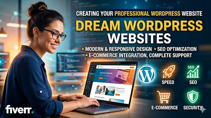create a modern wordpress website